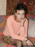 Teen poses