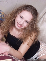 Teen blonde shows everything