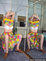 Redhead mature naked posing