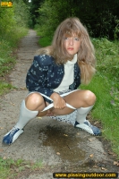 Footpath piss