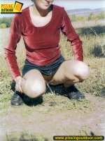 Pissing in the middle of villlage road