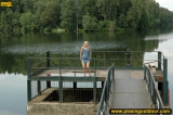 Park lake outdoor pissing