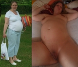 dressed undressed pregnant cumonbee