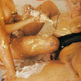 Vintage squirty cream babes