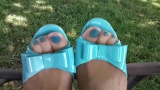 Blue feet