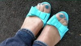 Blue feet