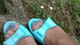 Blue feet