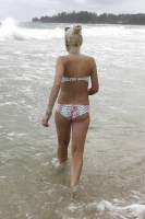 Lindsay Lohan - In Bikini at the beach in Hawaii
