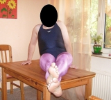 Swimsuit badeanzug und leggins