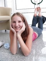 Barefoot teens