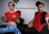 One day, my two Princes will cum.