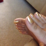 My Pretty Indian Desi Feet Toes Dipped In Gold