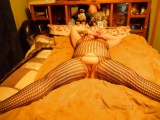 Me Posing in a Fishnet Bodystocking .