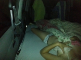 Une allemande en camping-car la main dans le sac...