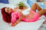 Latex lesbian oiled