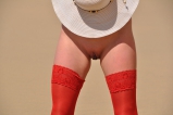natalie willner spreads pussy in the sand