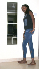 New porn actress JessyK presenting her first public porn