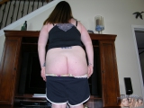 BBW Woman Spreads Ass