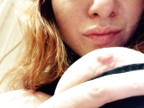 Redhead british milf - ginger lady likes to share nude selfi