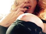 Redhead british milf - ginger lady likes to share nude selfi