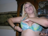 Blonde Teen Spreads Ass