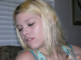 Blonde Teen Spreads Ass