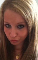 Skinny chav teen selfies - blonde slag naked pics