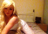 Busty british amateur teen - playing at home and out and abo