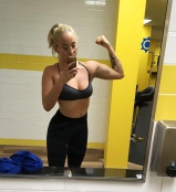 my girl at the gym