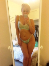 Busty teen chav selfies - nude selfshot blonde bimbo