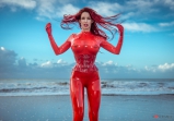 Bianca Baeuchamp Latex red 2