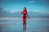 Bianca Baeuchamp Latex red 2
