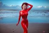 Bianca Baeuchamp Latex red 2