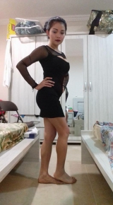 Sheraine Pornstar Wear Hot Black Dress