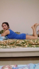 Sheraine Pornstar Looking Hot Blue Short Dress