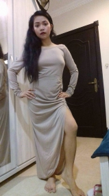 Sheraine Pornstar Wear Sexy Long Dress