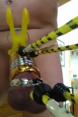extrem balls bondage strecht