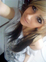 Amateur teen with her new iphone - naughty girl strips from