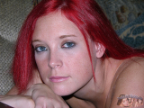 Amateur Redhead Modeling Nude And Showing Small Tits