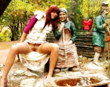 Peeped pussy girls without panties Photo erotica