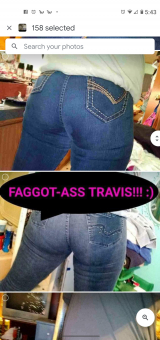 GAYSLUT, CROSSDRESSING SISSY-FAGGOT TRAVIS CAUSEY