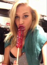 blonde playbunny