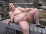 granny shows pussy