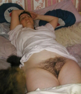 How beautiful and desirable hairy women are in their beds...