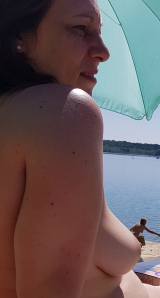 My Tits on Nude Beach