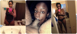 Sexy Amateur Ebony Dressed Undressed