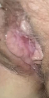 My big tits cum covered tongue, and juicy pussy