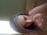 My big tits cum covered tongue, and juicy pussy