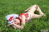 Cute teen posing