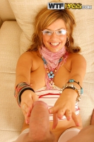 Stockings Sex for Hot Chick in Glasses
